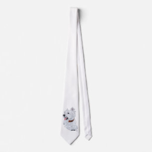 Corbata Terrier West Highland Blanco Alegre