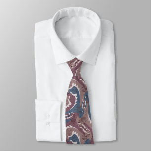 Corbata Teselaje estilizado de Hares de Giro 7b NT