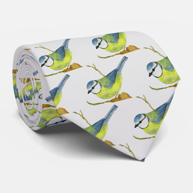 Corbata Testigo azul (Enrollado)