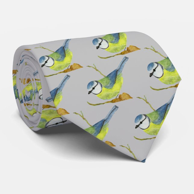 Corbata Testigo azul (Enrollado)