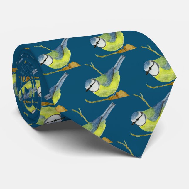 Corbata Testigo azul (Enrollado)