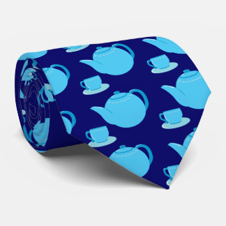 Corbata Tetera Azul Clásica