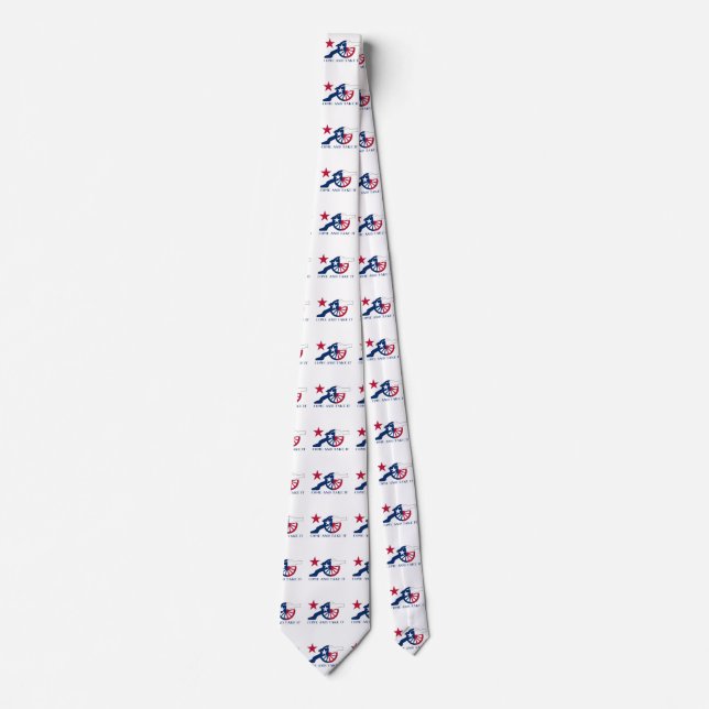 Corbata Texan Cannon Ven y llévate (Anverso)
