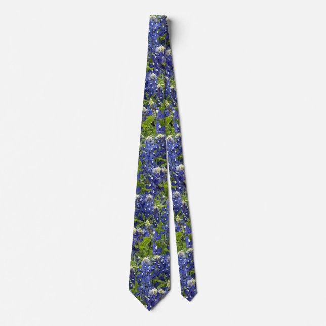 Corbata Texas Blue Bonnets Necesario (Anverso)