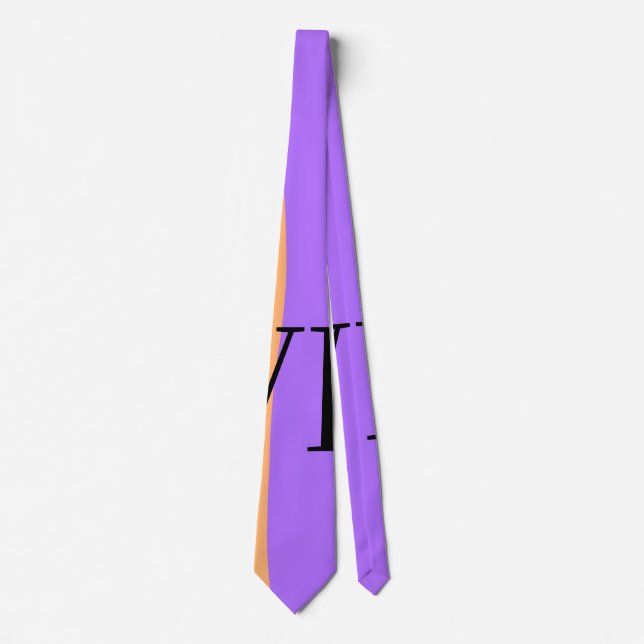 Corbata texto monograma de letra de nombre de adición de s (Anverso)