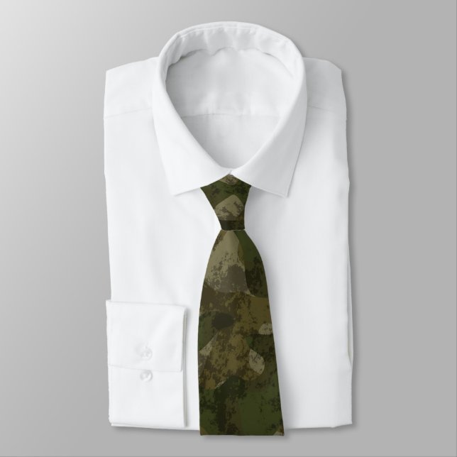 Corbata Textura Camuflada (Atado)