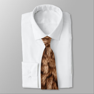 Corbata Textura de harina de animal marrón