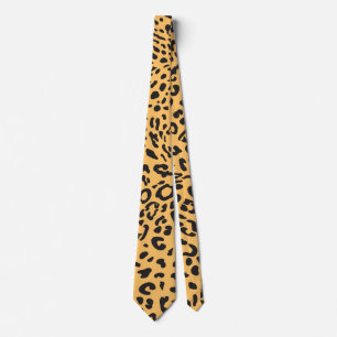 Corbata Textura de leopardo