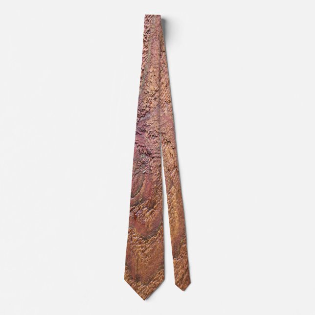 Corbata Textura de madera (Anverso)