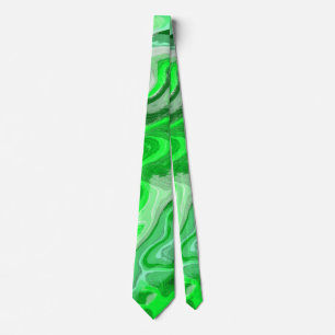 Corbata Textura de mármol verde esmeralda pintura líquida