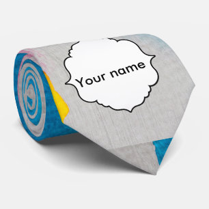 Corbata Textura de rayas de acuarela