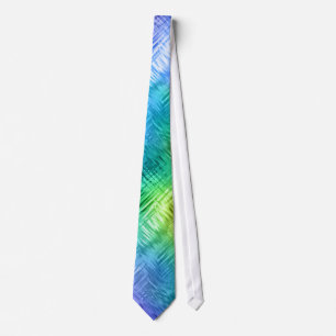 Corbata Textura de vidrio azul de Topaz mística