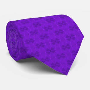 Corbata Textura geométrica de color púrpura brillante.