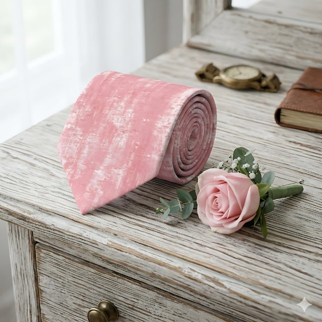 Corbata Textura Grunge Moderna Rosa  (Subido por el creador)