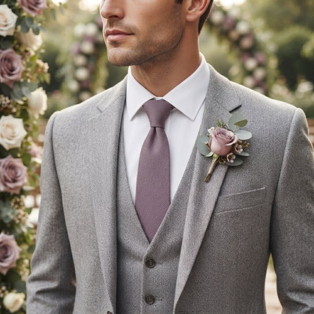 Corbata Textura tejida de malva polvorienta (Subido por el creador)