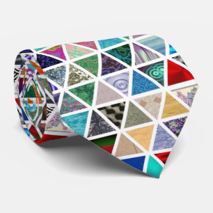 Corbata Texturas triangulares