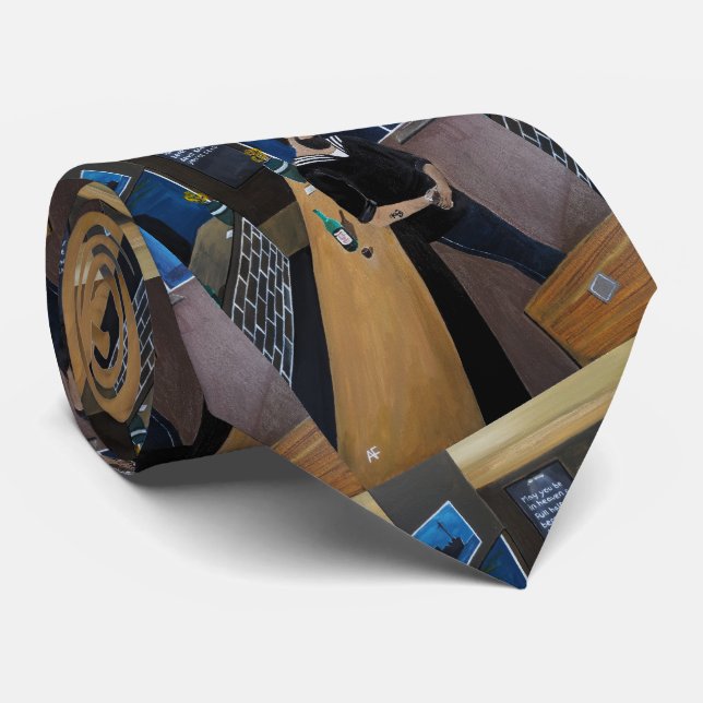 Corbata The Drunken Sailor Painting by Alfred Fox (Enrollado)