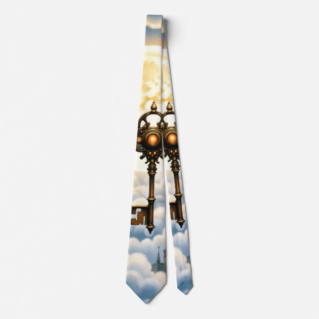 Corbata The Key of Eternity – Steampunk Wings  (Anverso)
