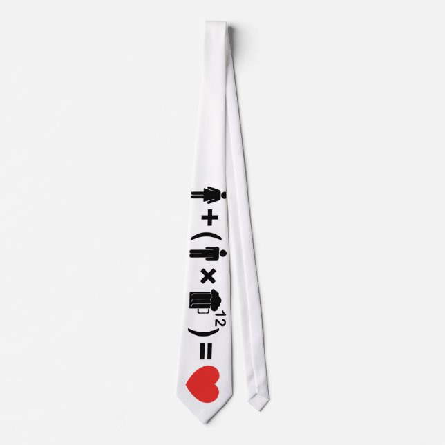 Corbata The Love Equation for Men (Anverso)