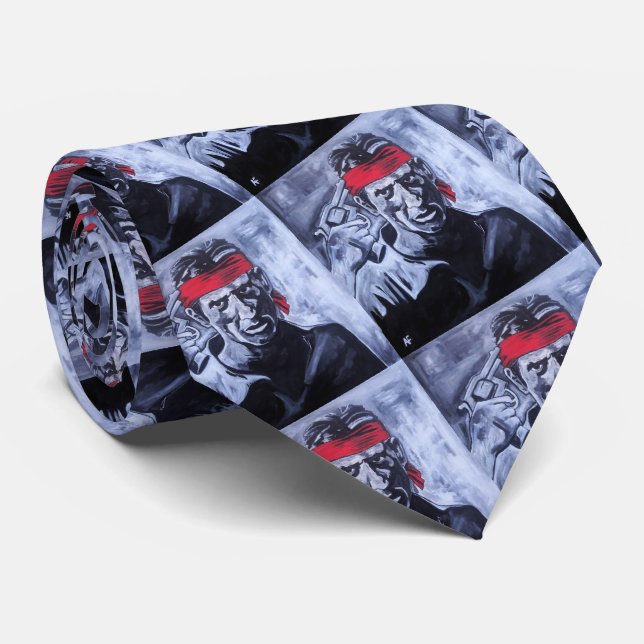 Corbata The Prisoner Painting by Alfred Fox (Enrollado)