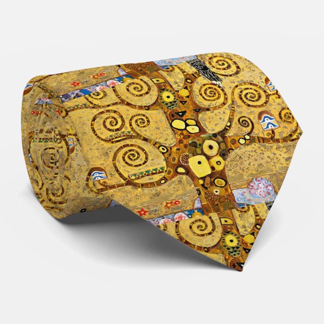 Corbata “ The Tree of Life ” , Gustav Klimt (Enrollado)
