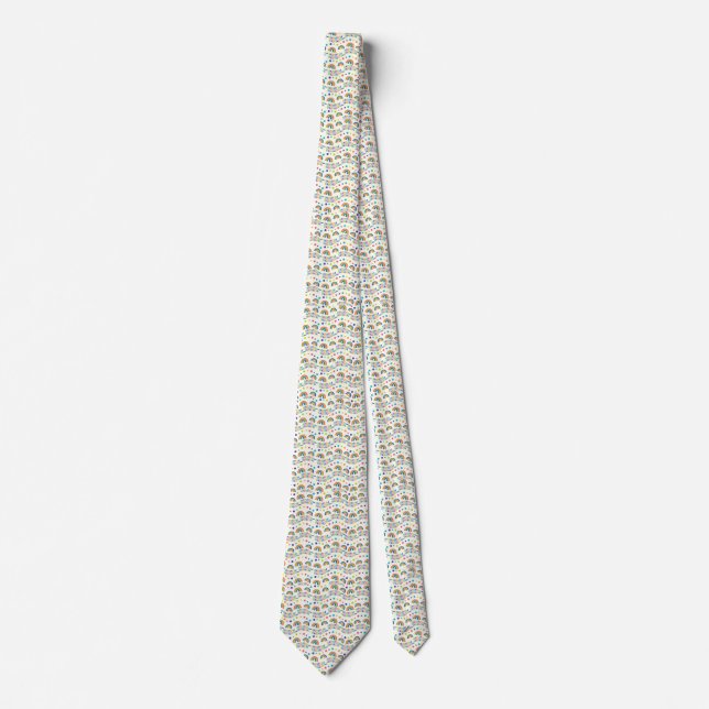 Corbata This rainbow pattern necktie (Anverso)