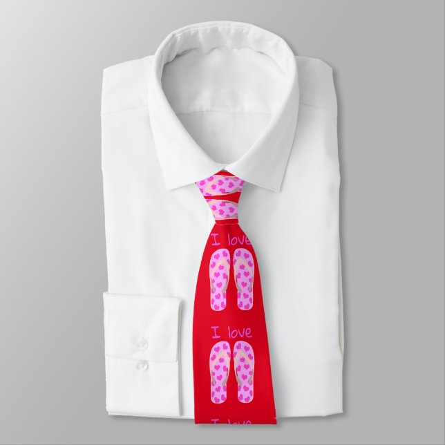 Corbata Thunder_Cove con Flip-Flops rosa (Atado)