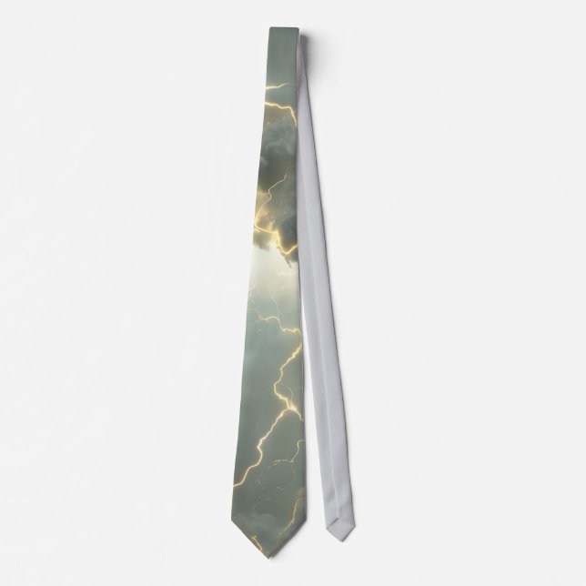 Corbata Thunderstorm Tie/Krawatte mit Blitzd (Anverso)