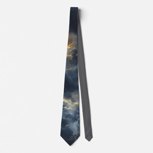 Corbata Thunderstorm Tie/Krawatte mit Blitzd (Anverso)