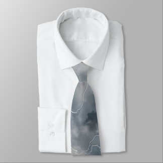 Corbata Thunderstorm Tie/Krawatte mit Blitzd
