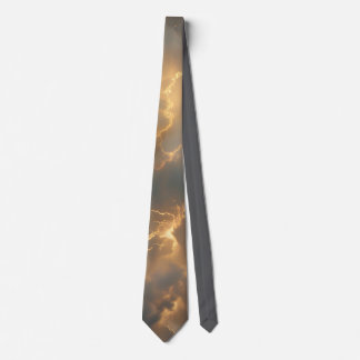 Corbata Thunderstorm Tie/Krawatte mit Blitzd