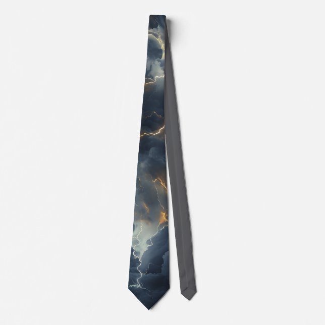Corbata Thunderstorm Tie/Krawatte mit Blitzd (Anverso)