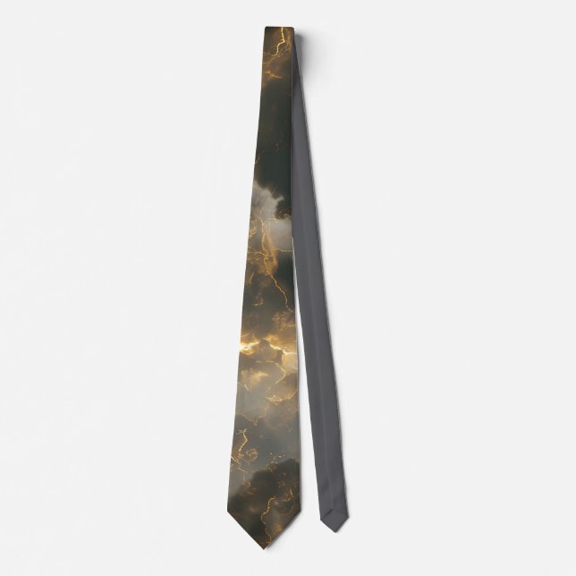 Corbata Thunderstorm Tie/Krawatte mit Blitzd (Anverso)