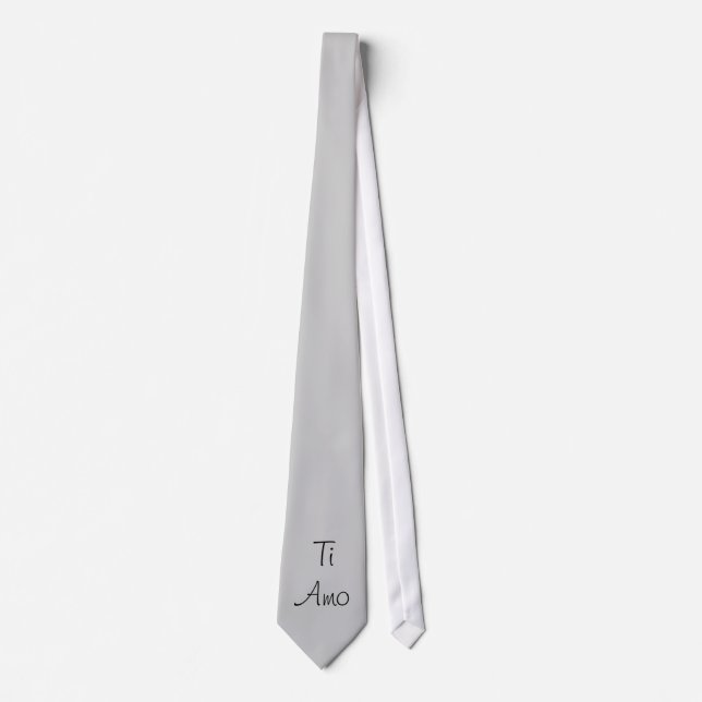 Corbata Ti Amo/I Love You (Anverso)