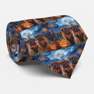 Corbata Tibetano Mastiff Halloween Spooky