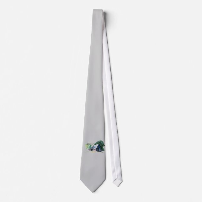 Corbata Tie - Barn rural (Anverso)