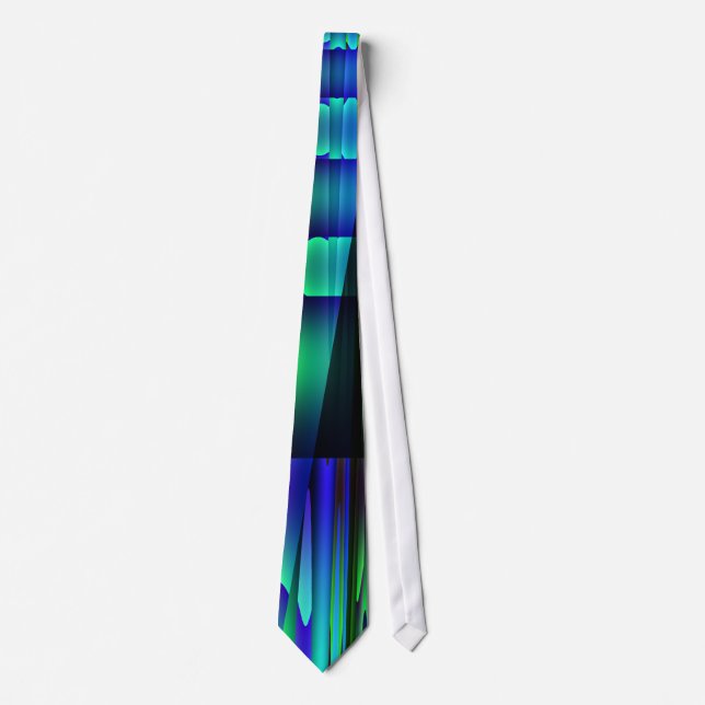 Corbata Tie: Cristales de campo oscuro (Anverso)