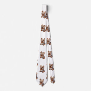 Corbata Tie de cuello de Yorkshire Terrier