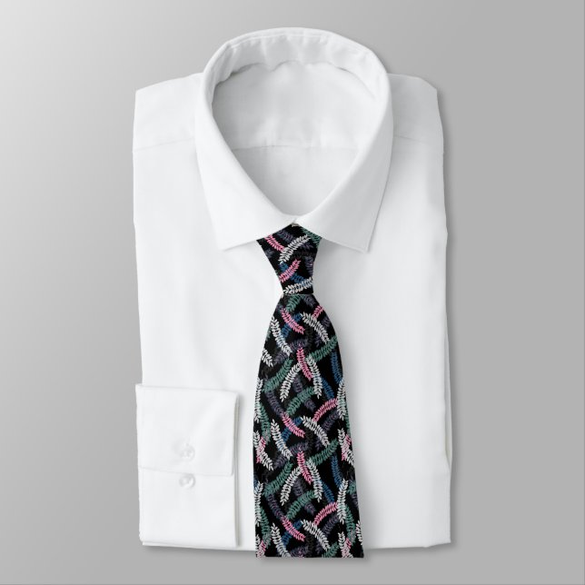 Corbata Tie de impresión floral masculino (Atado)