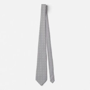 CORBATA TIE DE IMPRESIÓN GRIS