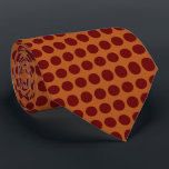 Corbata Tie de los grandes puntos del cobre y el palisandr<br><div class="desc">Tie de los grandes puntos del cobre y el palisandro</div>