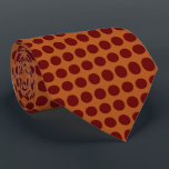 Corbata Tie de los grandes puntos del cobre y el palisandr<br><div class="desc">Tie de los grandes puntos del cobre y el palisandro</div>