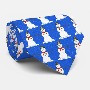 Corbata Tie de Navidades Snowman