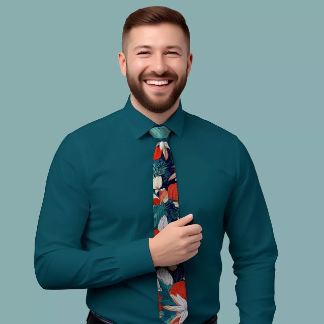 Corbata Tie de paraíso tropical (Subido por el creador)