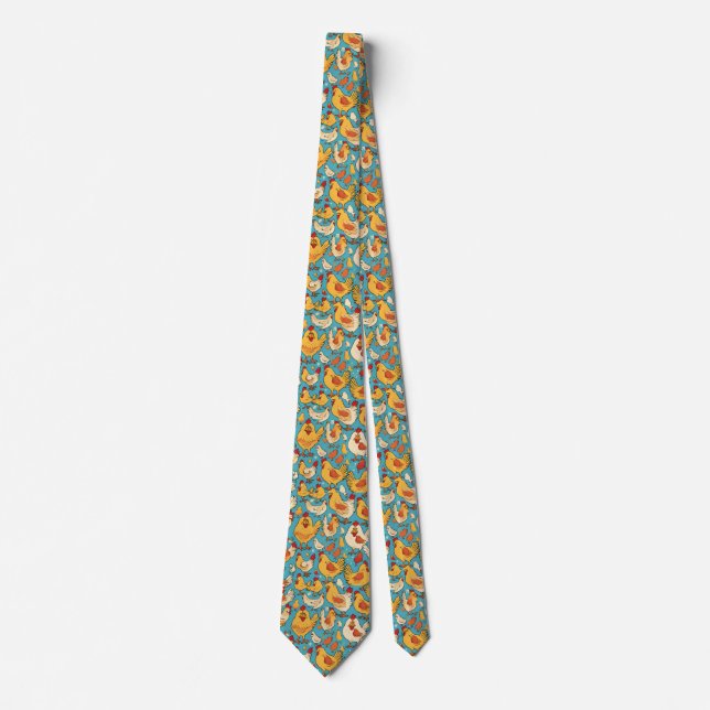 Corbata Tie de pollo (Anverso)