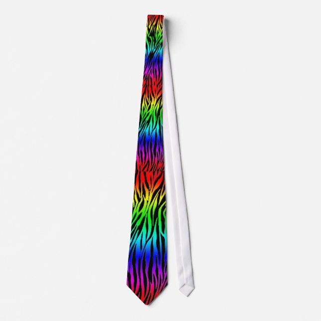 CORBATA TIE DE RAÍNA NEON RAVE (Anverso)