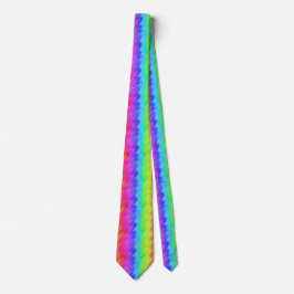 Corbata Tie de raya arcoiris multicolor para hombres