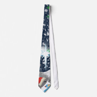 Corbata Tie de tiburón navidad