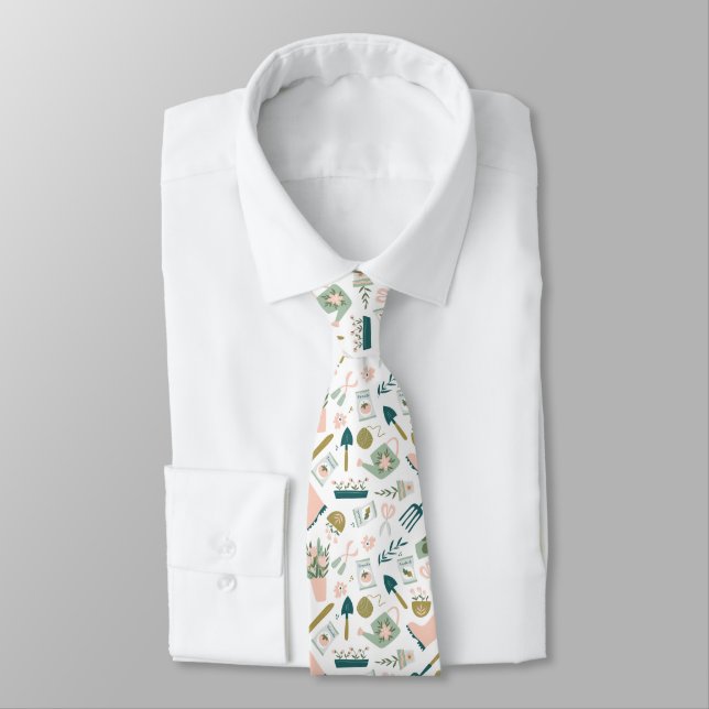 Corbata Tie de tiempo de jardín (Atado)