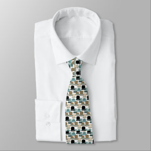 Corbata Tie del diseñador Gorra de baldosas masculinas